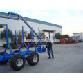 Sunco Brand!! Hydraulic control timber trailer with crane